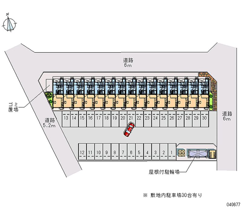 40677 Monthly parking lot