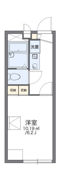 レオパレス平和台 間取り図