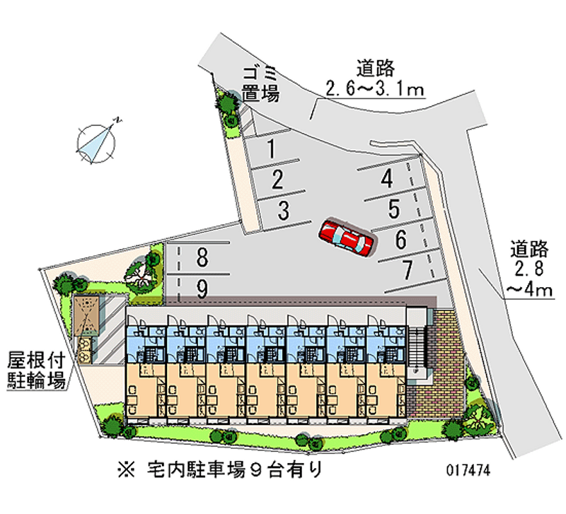 17474月租停車場