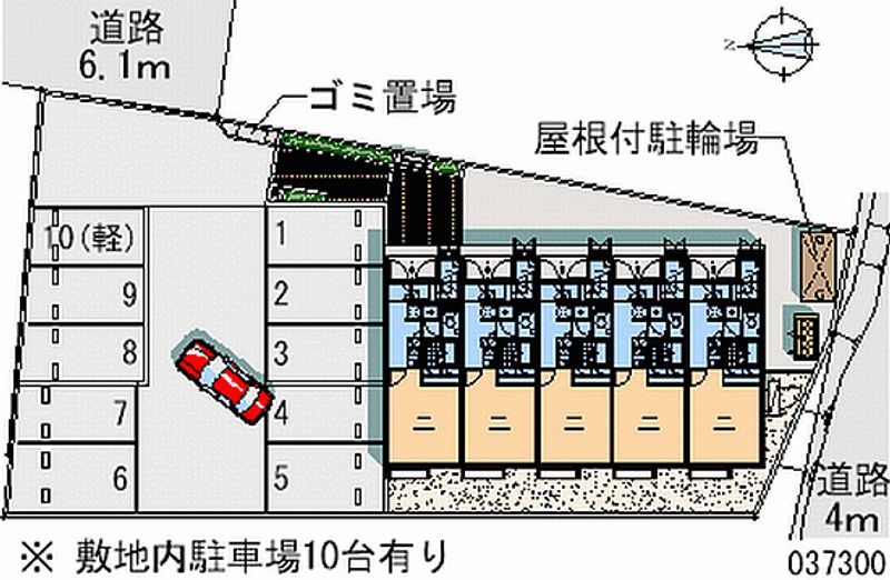 レオパレス砂子田 月極駐車場