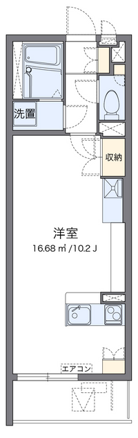 レオネクストレジデンス川崎 間取り図