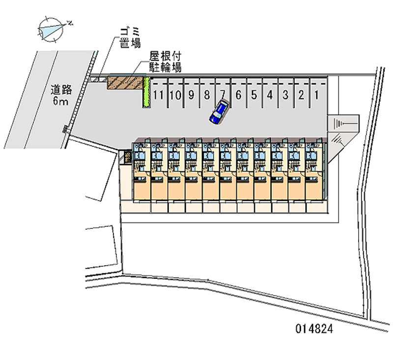 14824 Monthly parking lot