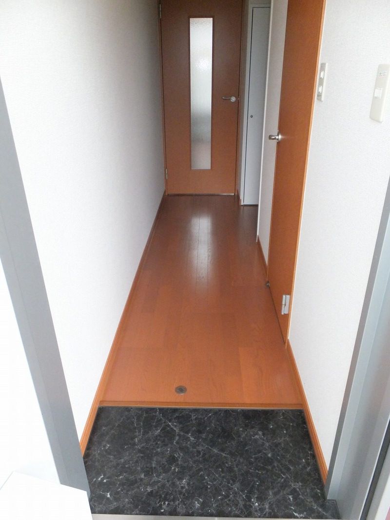 レオパレスひかり 玄関