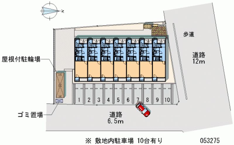 レオネクスト柴Ｑ 月極駐車場