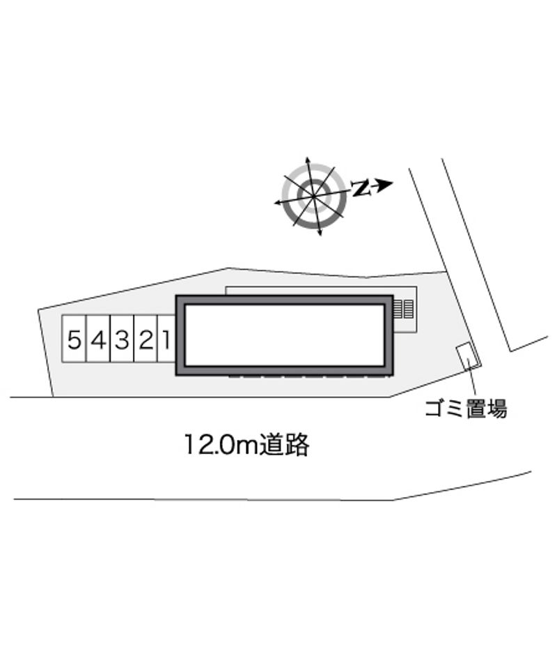 レオパレスセルサスⅡ 配置図