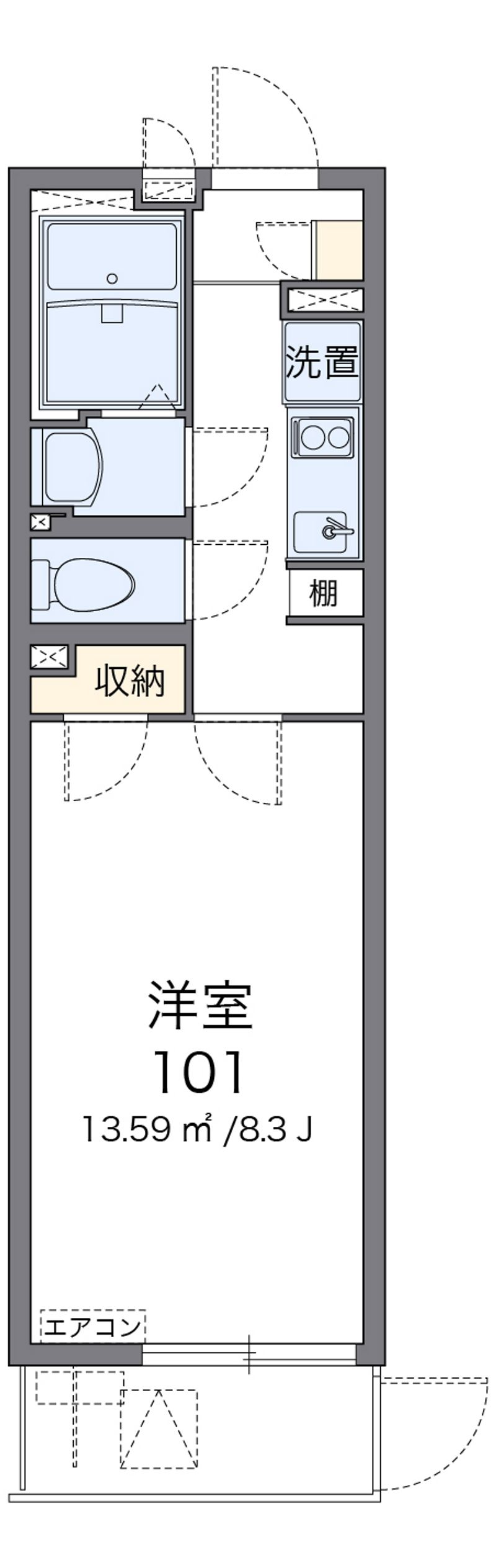 クレイノアンサンク 間取図