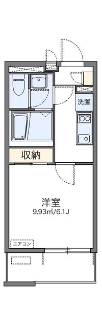 レオネクストグレイスコーポ薩摩 間取り図