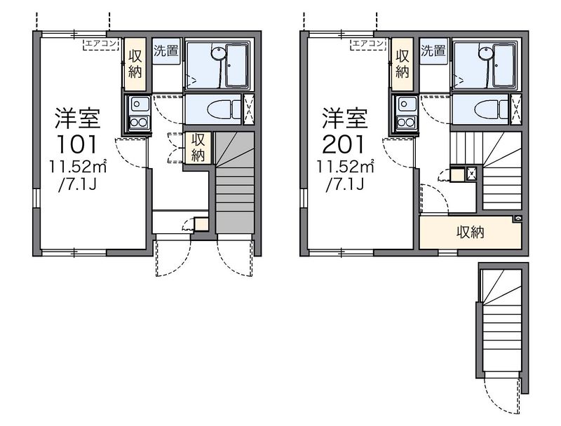 レオネクストヒルサイドテラスⅣ 間取図