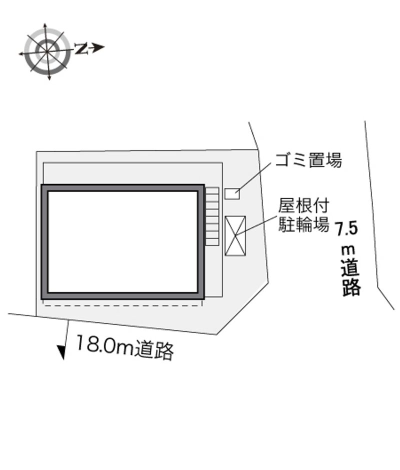 レオパレスＫＩＴＥ　ＮＥＳＴ 配置図