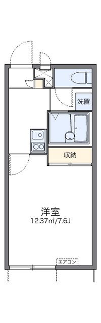 レオパレスマルセイ 間取り図