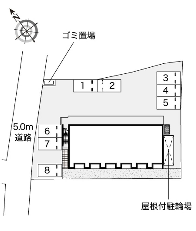 レオネクストはんなり 配置図