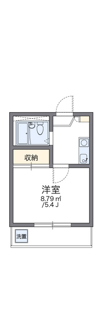 レオパレス横田 間取り図