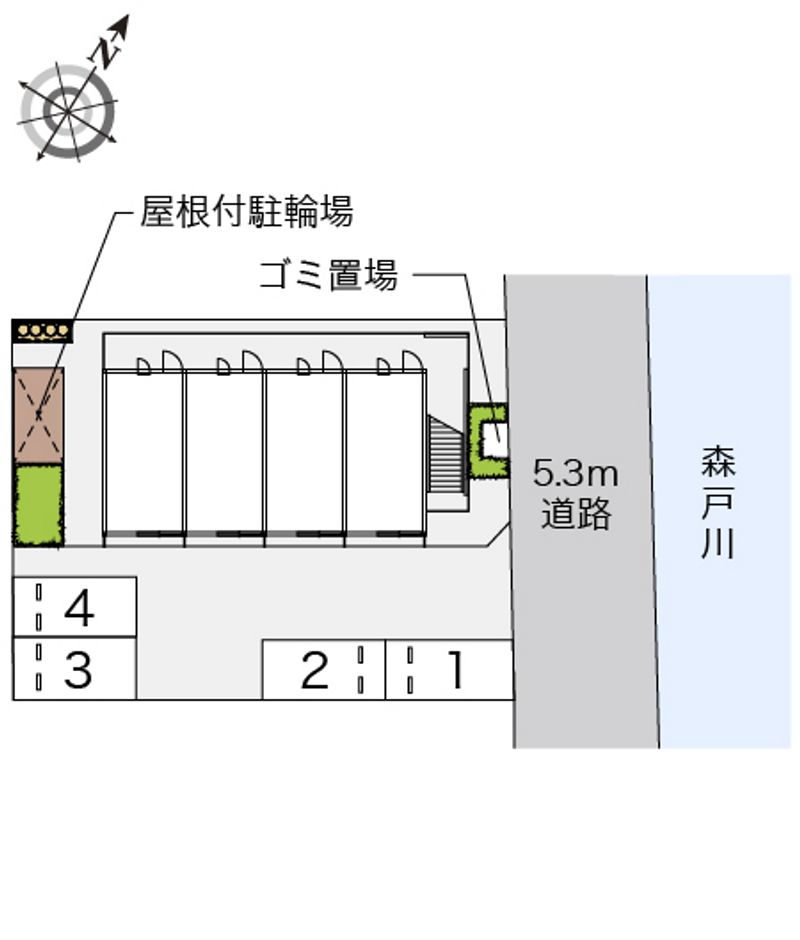 レオパレスオーシャン 配置図