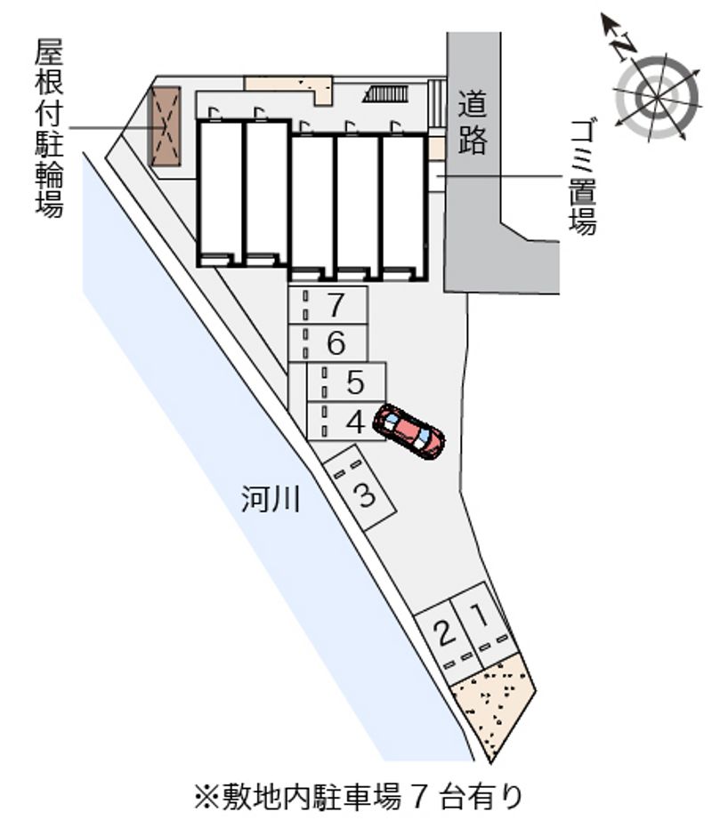 レオネクスト勝山 配置図