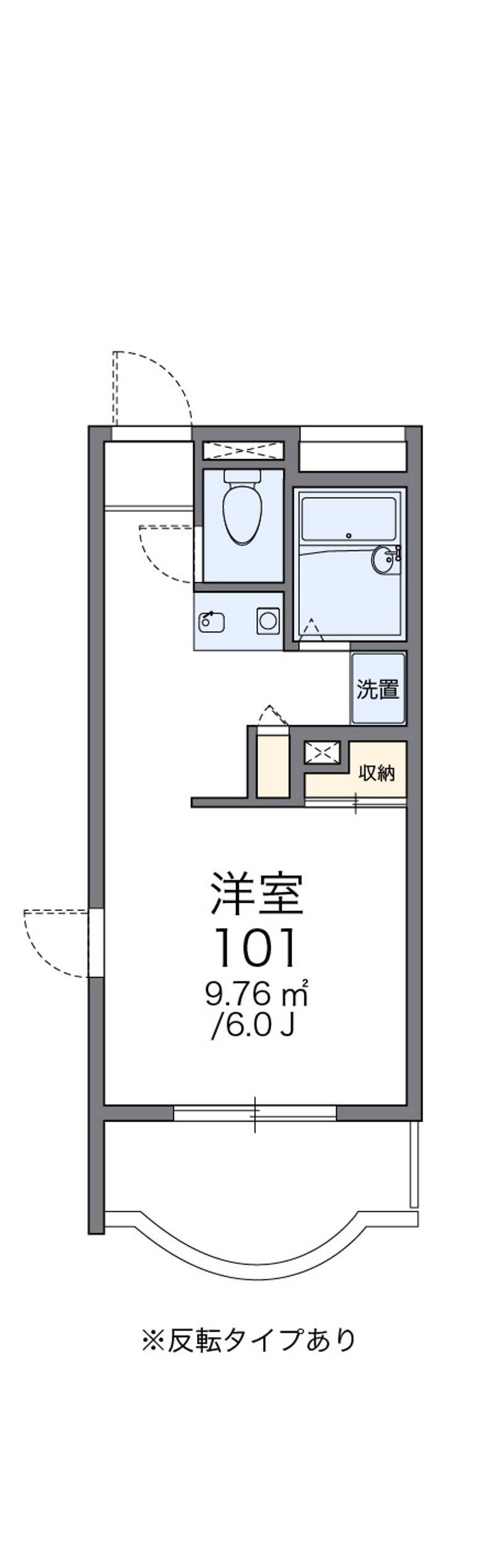 レオパレスパティオ 間取図