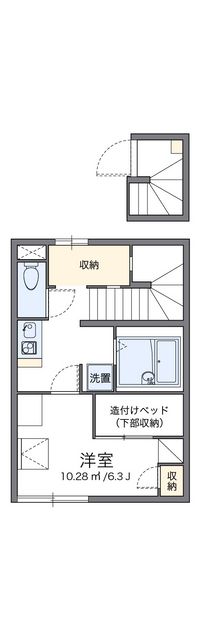 レオパレスＪ 間取り図