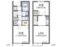 レオネクストブルーゼファー 間取り図