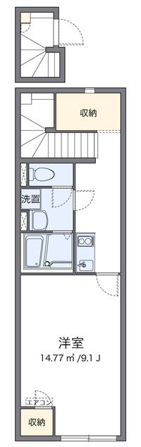 クレイノ井戸浜 間取り図