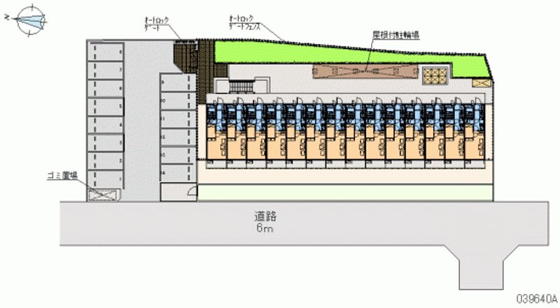 レオパレスクレストタウンＡ 月極駐車場