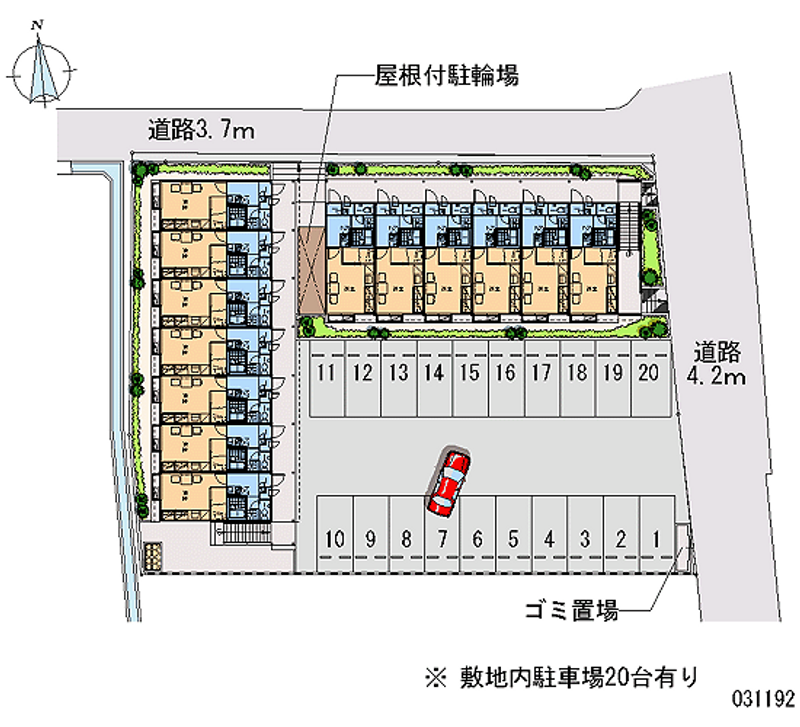 31192 Monthly parking lot