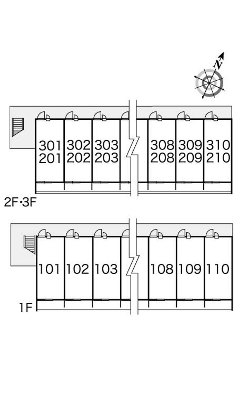 レオパレスＲＴ 間取配置図
