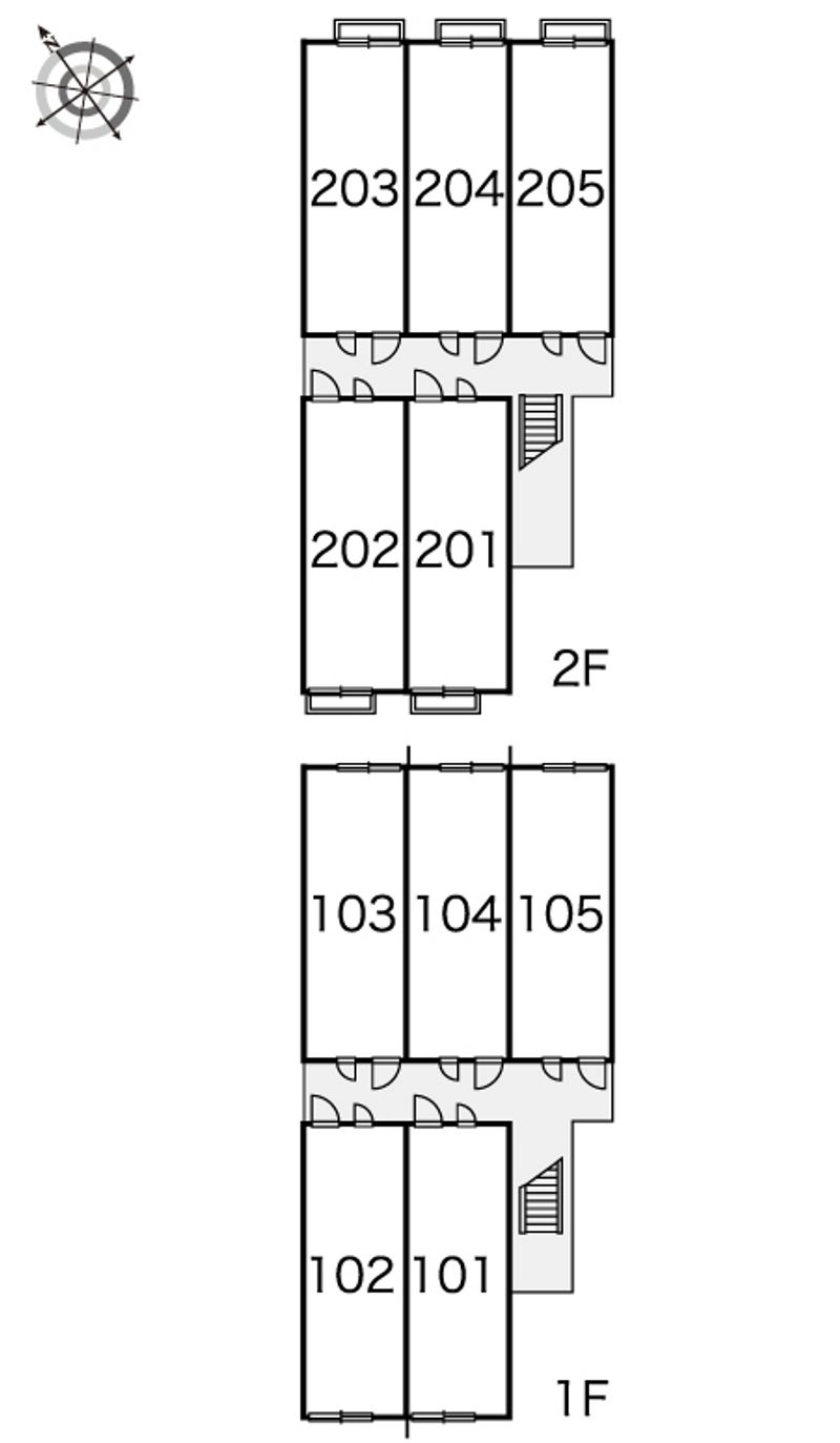 レオパレス夢未来 間取配置図