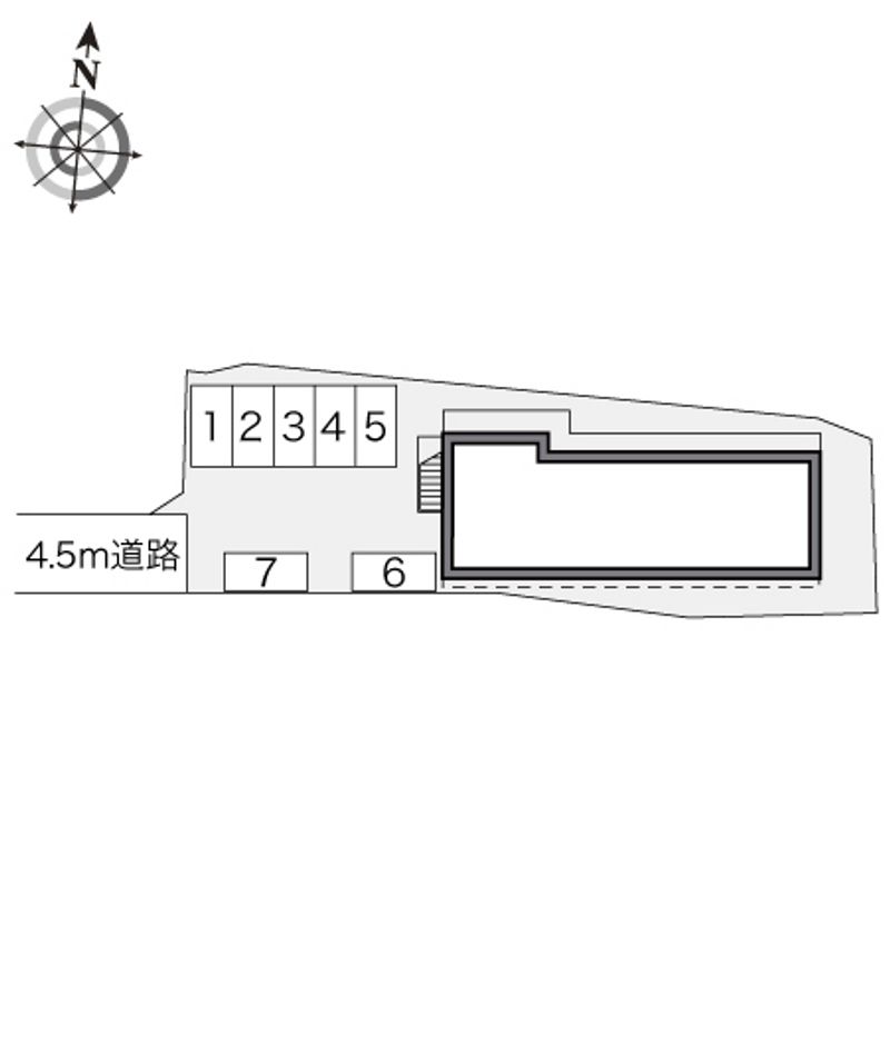 レオパレスフィオーレⅠ 配置図