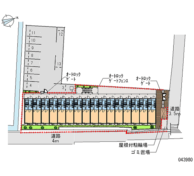 43980 bãi đậu xe hàng tháng