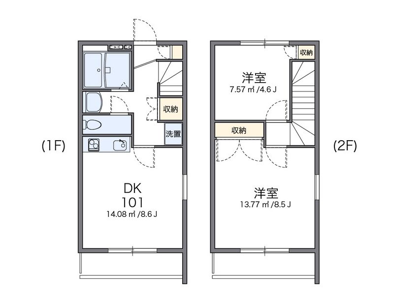 レオパレスラルクアンシエル 間取り