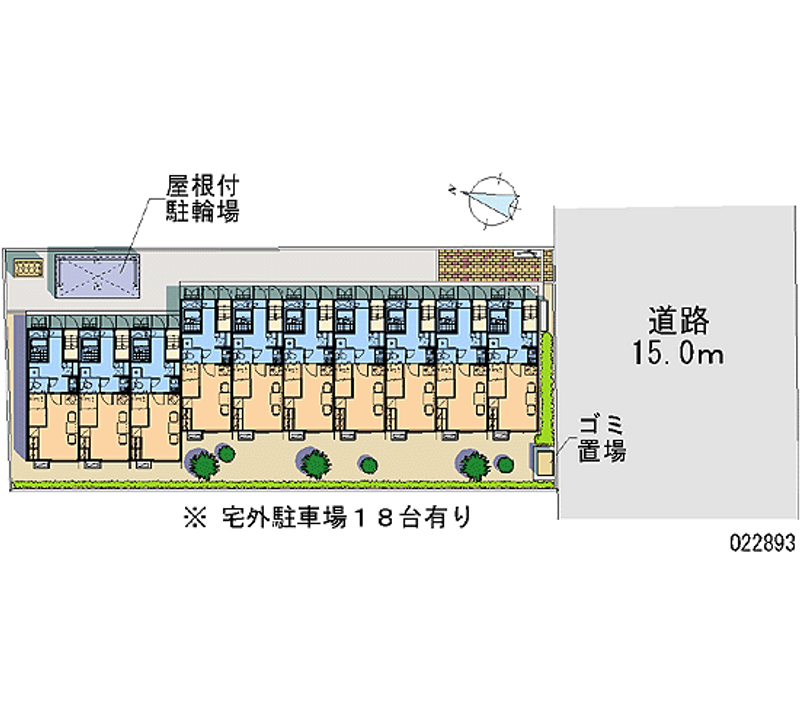 レオパレスセレーヌ 月極駐車場