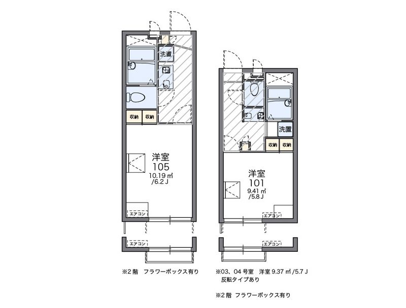 レオパレス戸塚吉田町 間取図