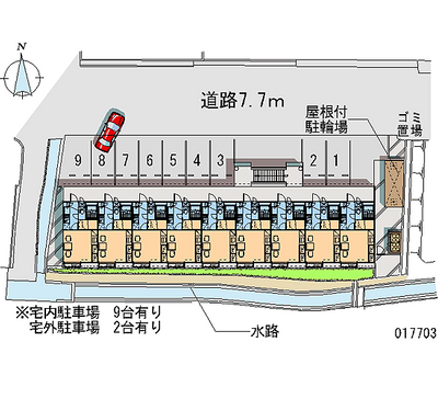 17703 Monthly parking lot