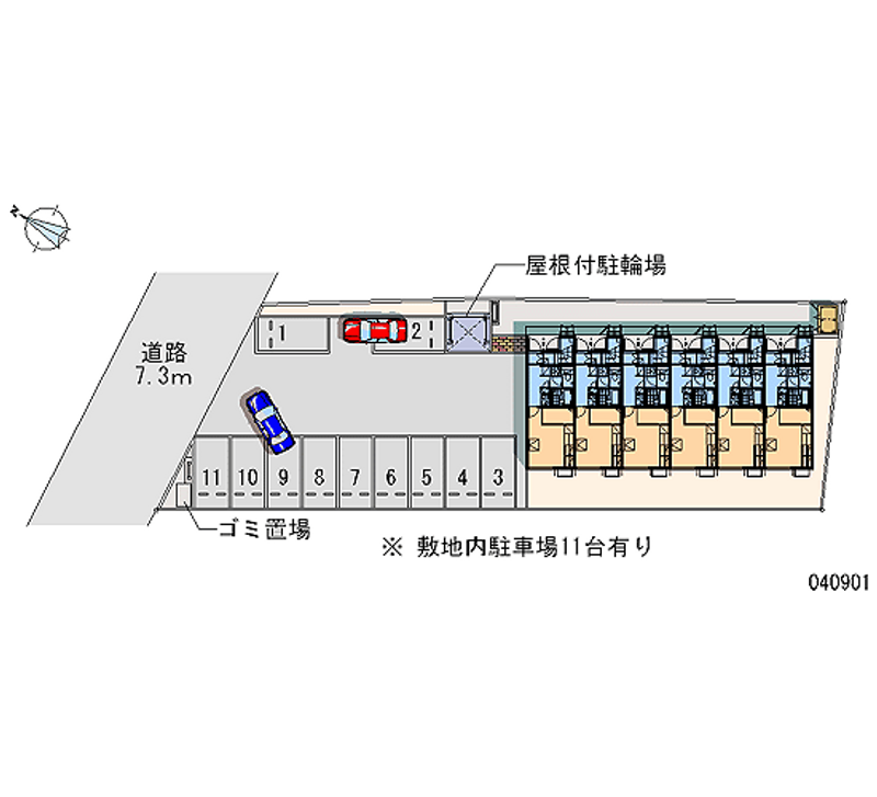 40901 bãi đậu xe hàng tháng