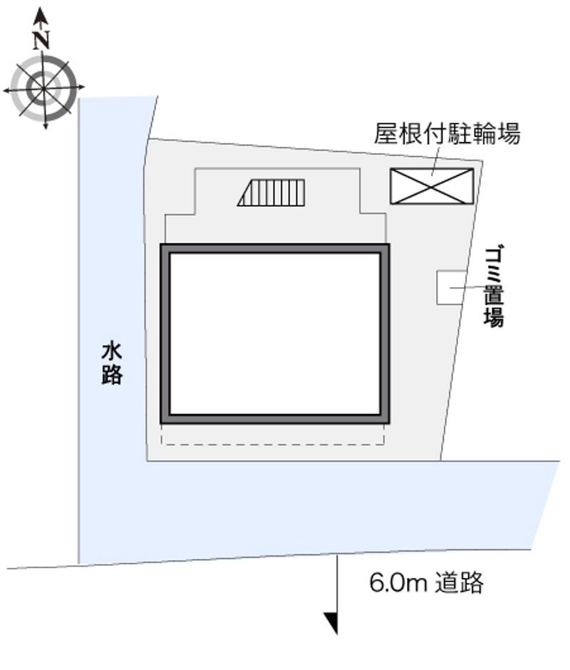 レオパレスクロスロード 配置図