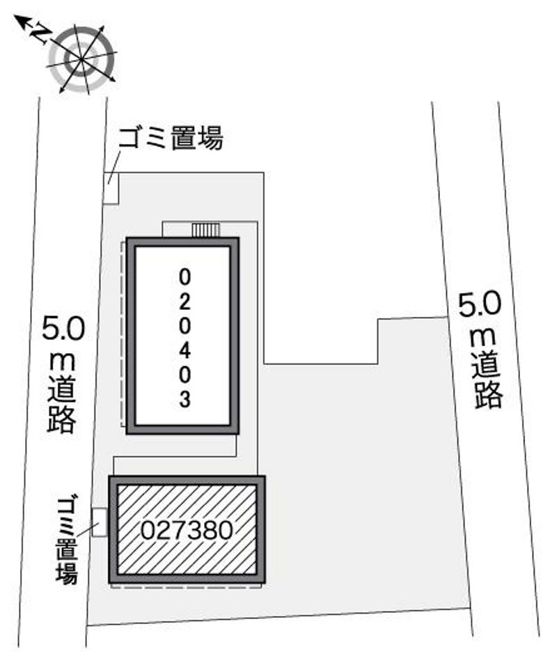レオパレスＹ　アルシオネ 配置図