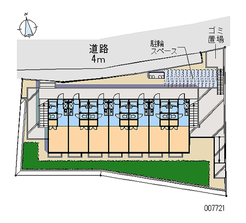 レオパレスこやなぎ 区画図