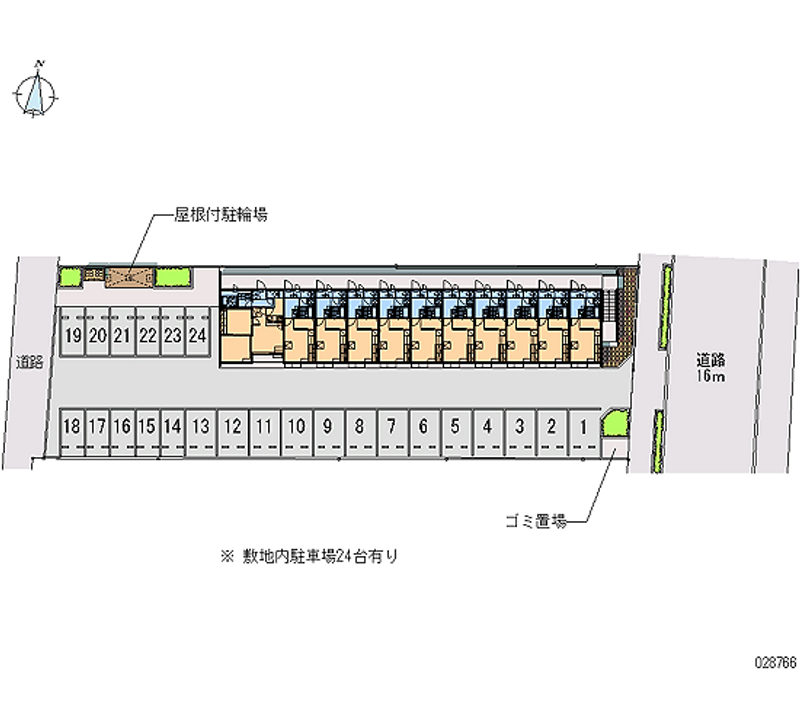 28766 bãi đậu xe hàng tháng