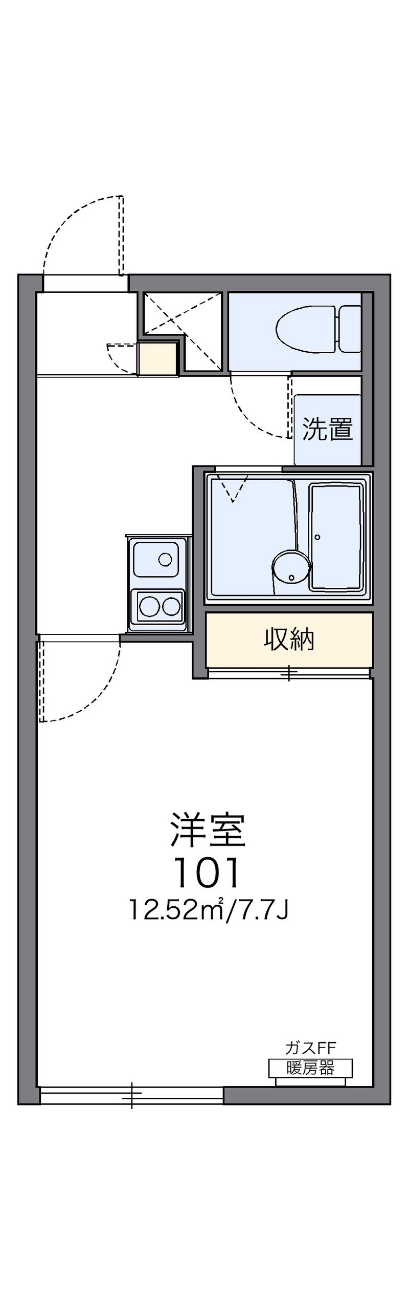 レオパレスＭＹＫ 間取図