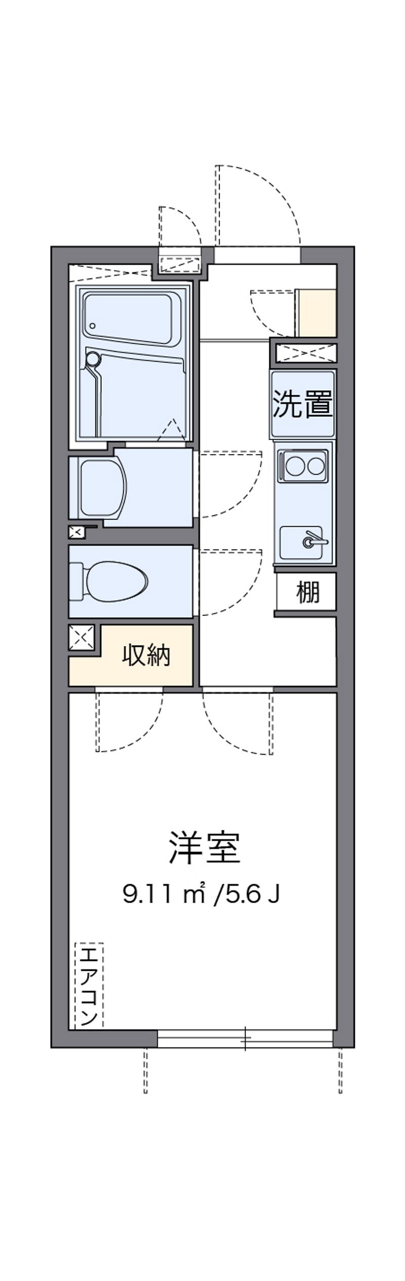 クレイノカサ　リリオⅢ 間取図