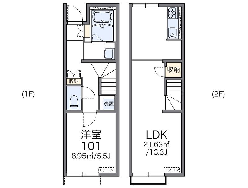 レオネクストゆず 間取図
