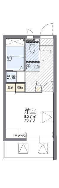 レオパレスタチバナ 間取り図