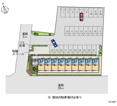 14087 Monthly parking lot