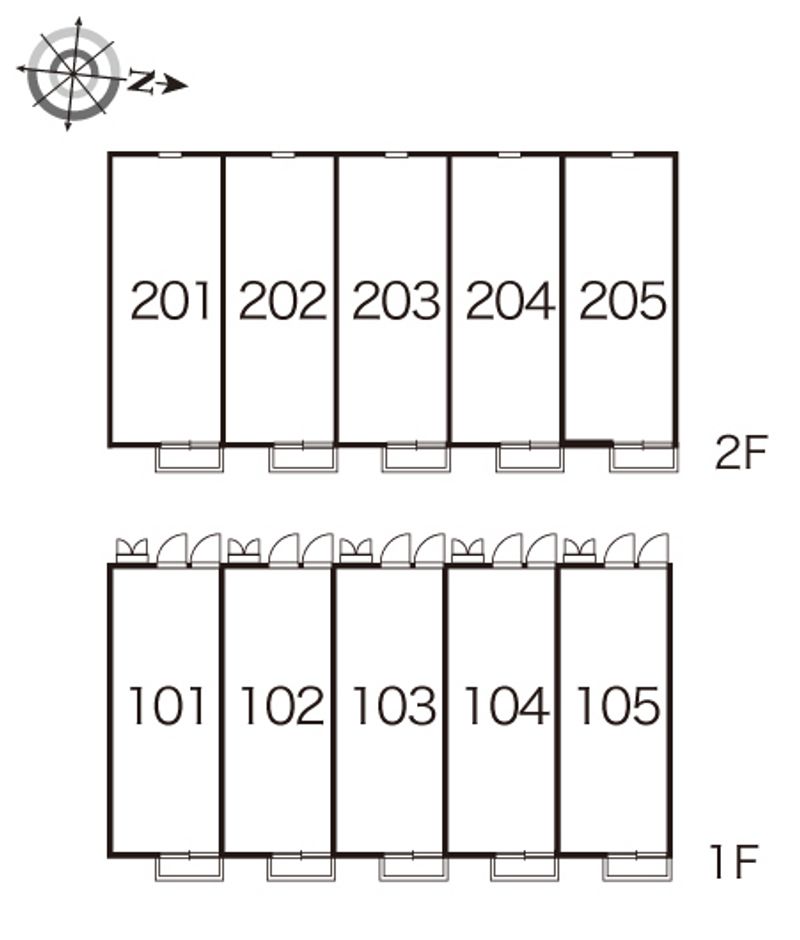 レオパレスエスペランサ 間取配置図