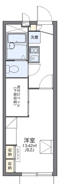 レオパレス小倉 間取り図