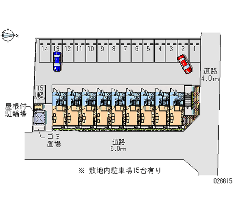 レオパレスＮＡＧＡＳＯ 月極駐車場