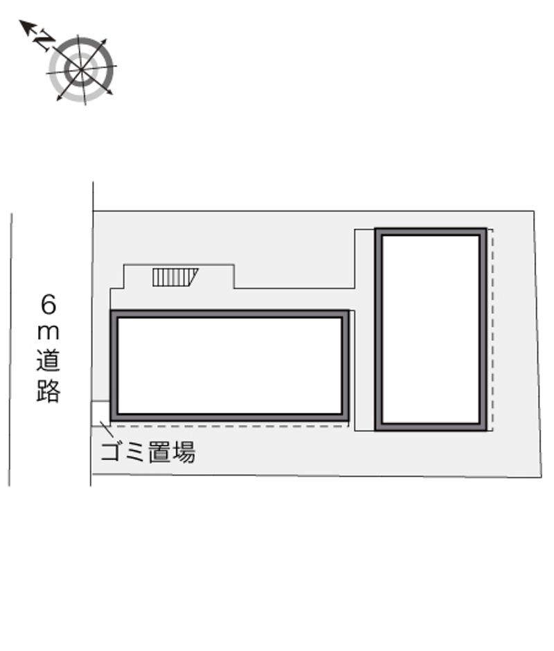 レオパレスシェソワ 配置図