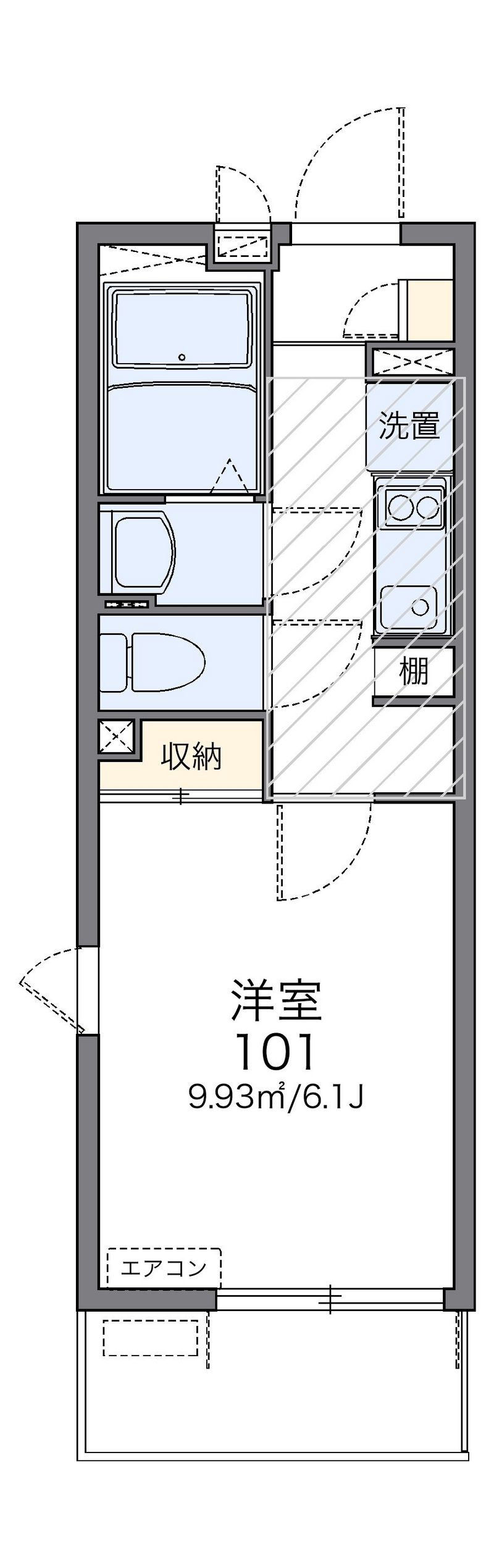 レオネクストレスポワール 間取図