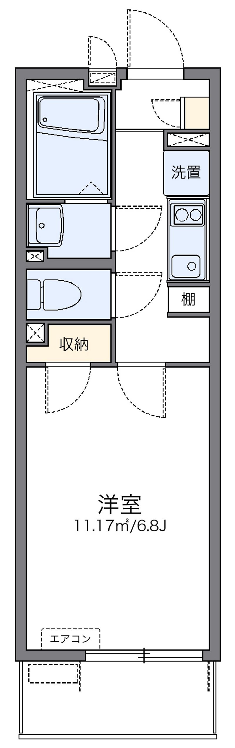 レオネクストカサミラⅡ 間取図