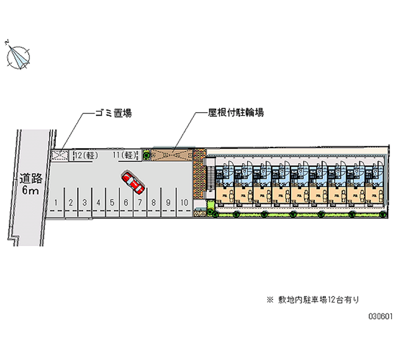 レオパレス南彦根Ⅰ番館 月極駐車場