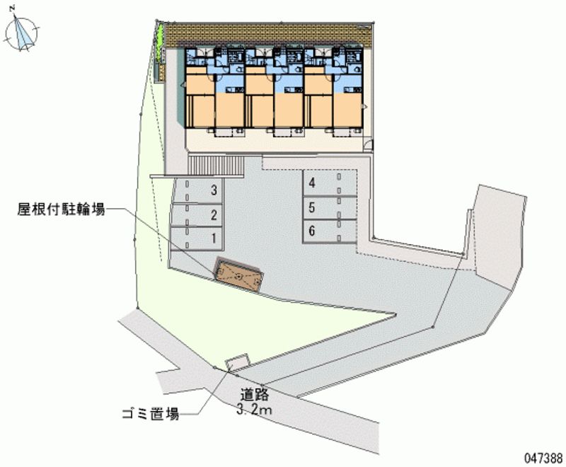 レオパレススカイ 月極駐車場